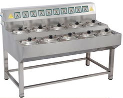 全現(xiàn)代數(shù)碼版單層雙排10頭煲仔飯機 專業(yè)設(shè)備，高效烹飪之選